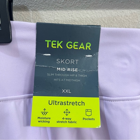 Tek Gear Women's UltrastretchSkort Size XXL Skirt Lined Stretch Workout Athletic - Picture 7 of 7